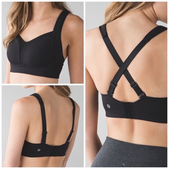 Lululemon Black Ta Ta Tamer 34D - Picture 1 of 16